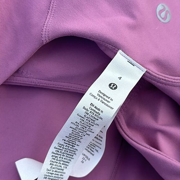 Lululemon Align Bodysuit 8"‎ Velvet Dust size 4 NWT - Picture 5 of 6